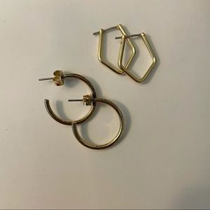 Minimalist Earrings Sets Hoops